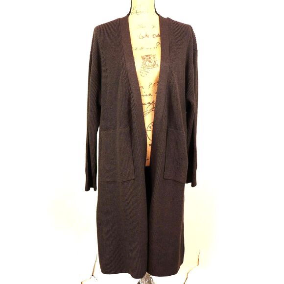 Athleta Scenic Wrap Long Sweater Cardigan 1X - Picture 2 of 9
